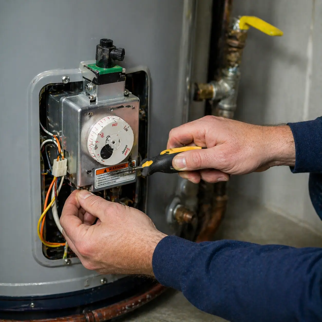Water heater repair Kingsville BC plumber